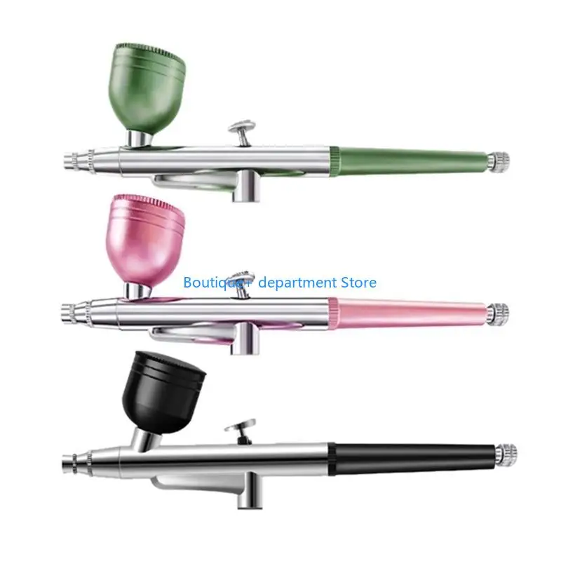 E1PD Single Action Fluid Cups Quick Remove Air Brush Cap Design Feed Set for Model Cake Art Art Crafts