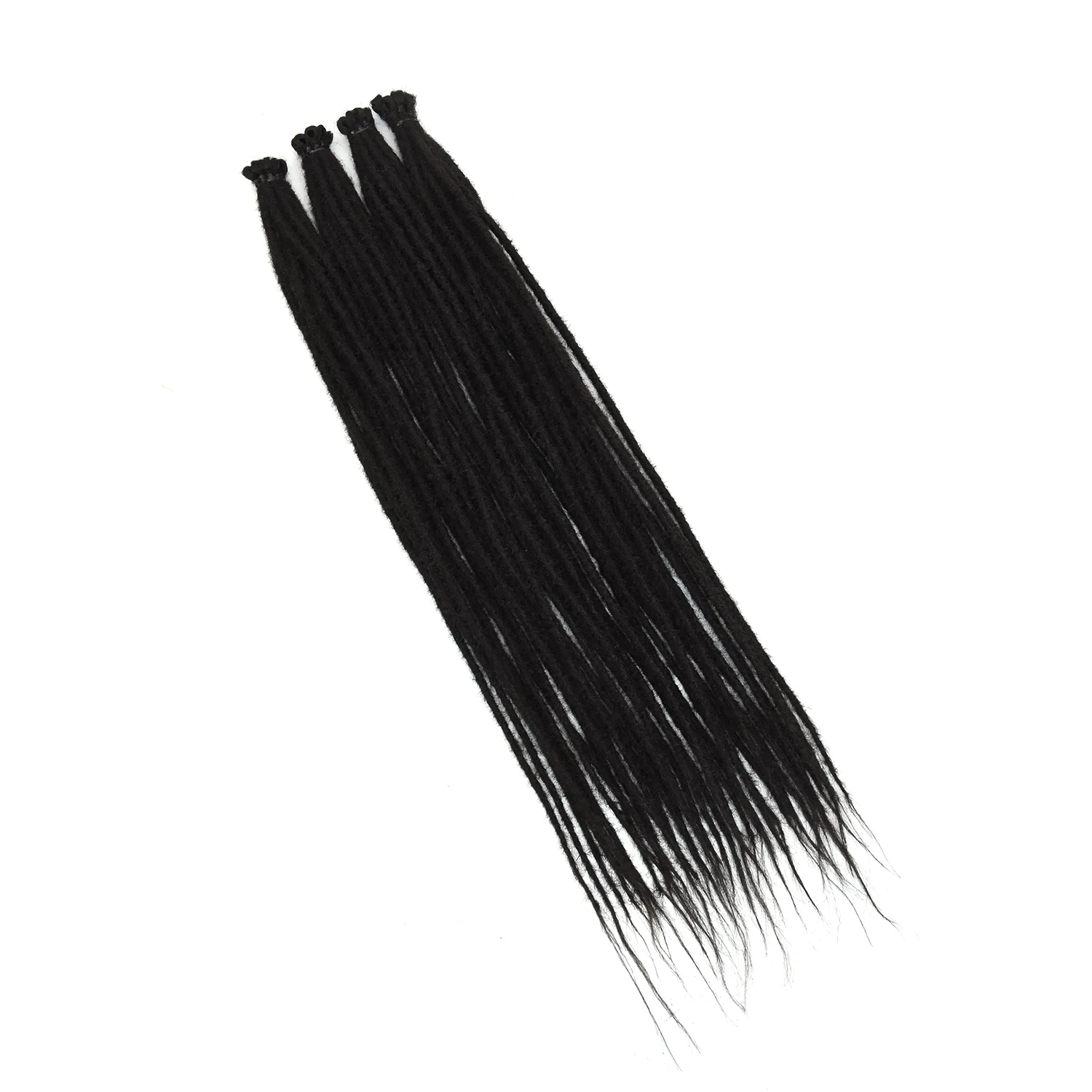 10 Strands/pack Wig Synthetic Dreadlock Hair Extensions 24 inch Reggae Style Crochet Braiding for Women Hair Extensions
