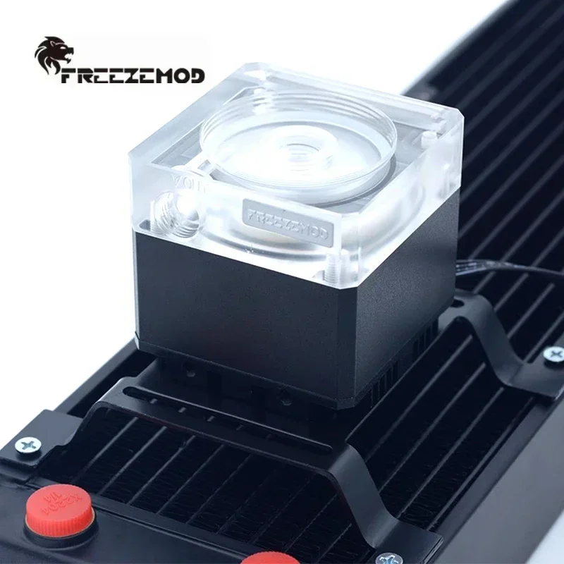 Freezemod Water Cooling Easy Mounting Bracket For Pump/Reservoir/Radiator Installation Fixing, Convex Shape ZJ-TM