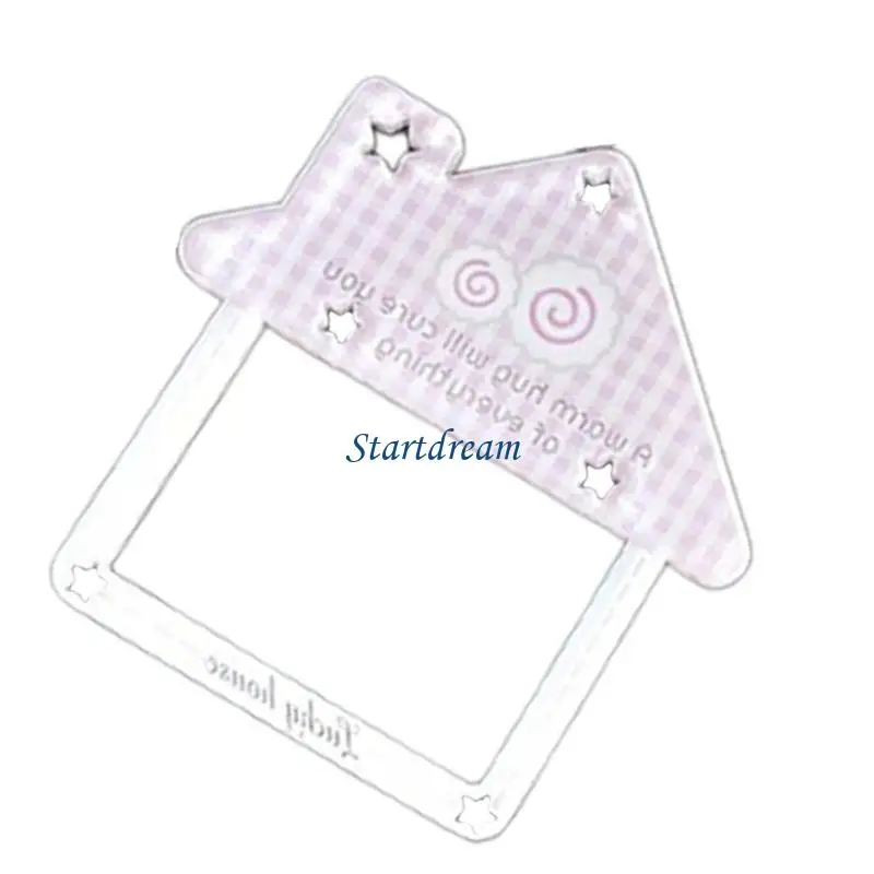 Music Notes Charms Acrylic Bag Charms Lovely Star Pendant Little House Pendant Backpack Pendant for Woman and Girls K92C