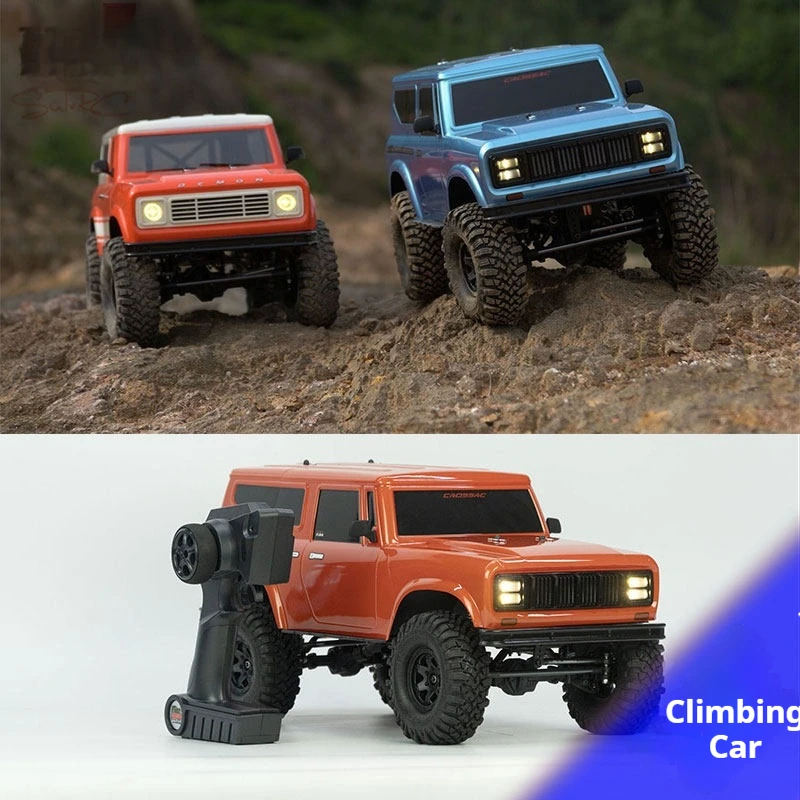 

Радиоуправляемая модель внедорожника CRORC DEMON KR4 1/10 4WD с прямым мостом, электрическая, для скалолазания, подарок для мальчика