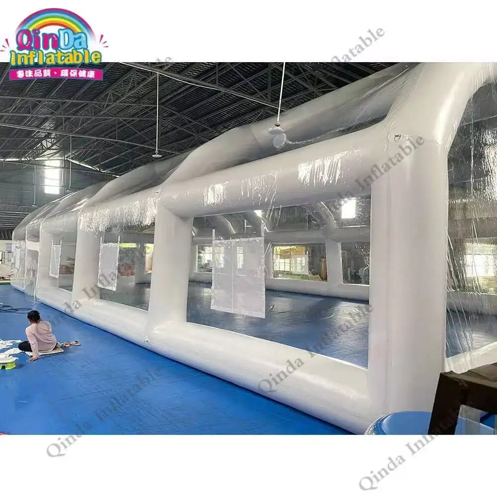Commercial PVC Waterproof Winner Used Giant Inflatable Dome Tent For Pool Cover