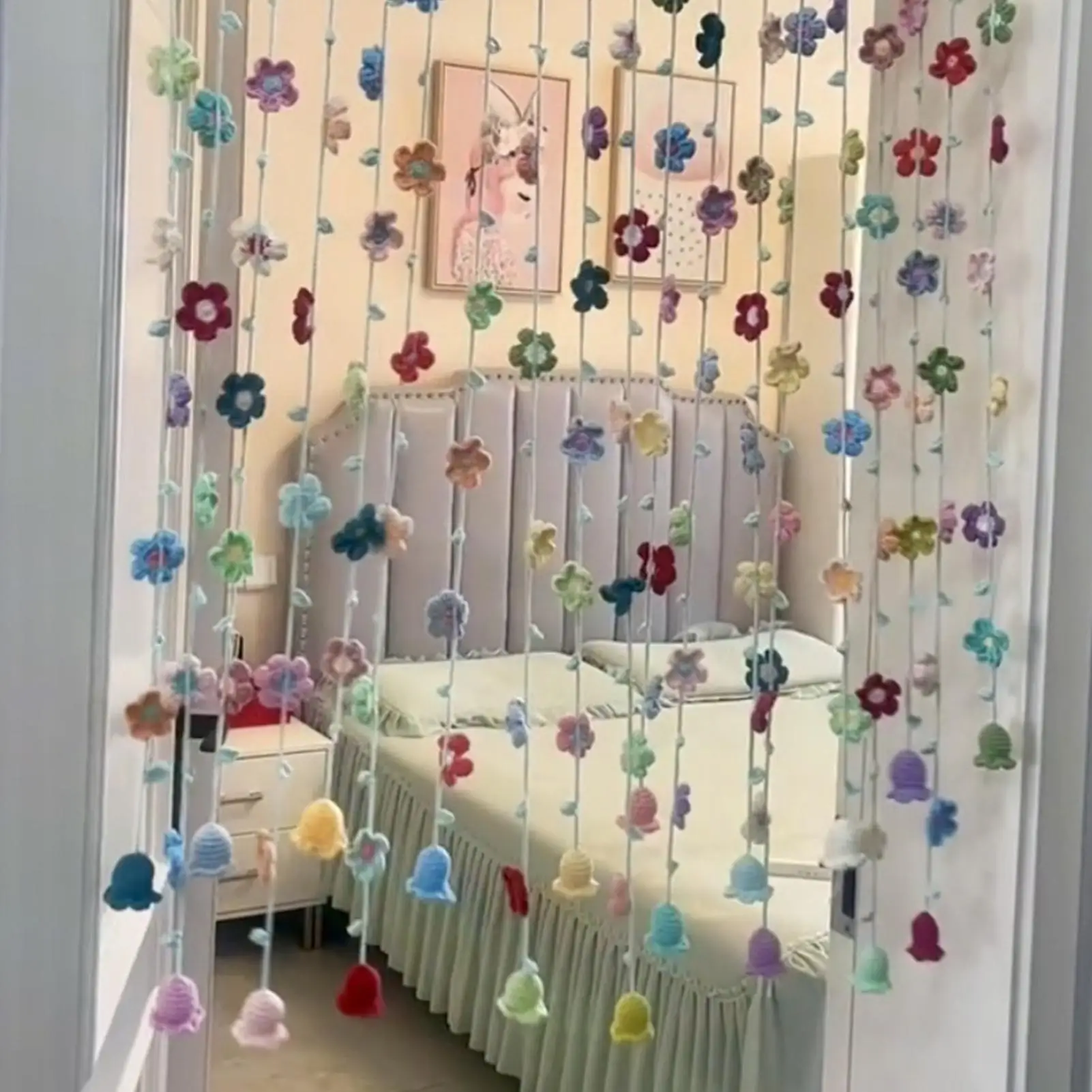 DIY Floating Flower Door Curtain Material Package Random Flowers Simulated Flower Scene Layout Decoration