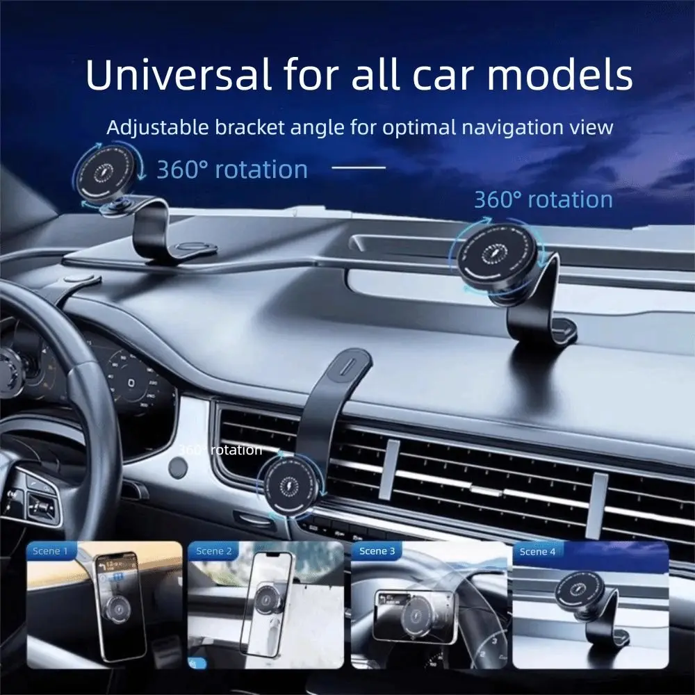 Neues 360° ° Rotation Magnetischer Autotelefonhalter Autohalterung 15W Lademagnet Autohalterung Magsafe Kompatibler Handyhalter