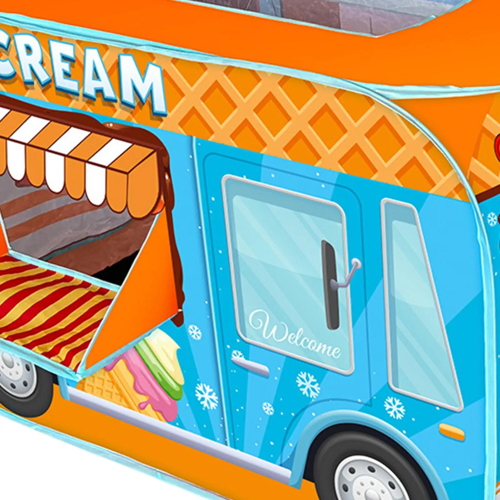 Ice Cream Car Tent Role Playing Lightweight Kids Play Tent for Children Kids