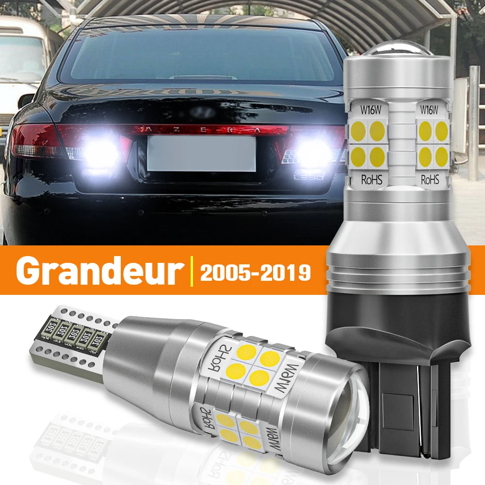 2pcs LED Reverse Light For Hyundai Grandeur 2005-2020 2006 2007 2009 2011 2012 2013 2015 2016 2017 Accessories Canbus Lamp