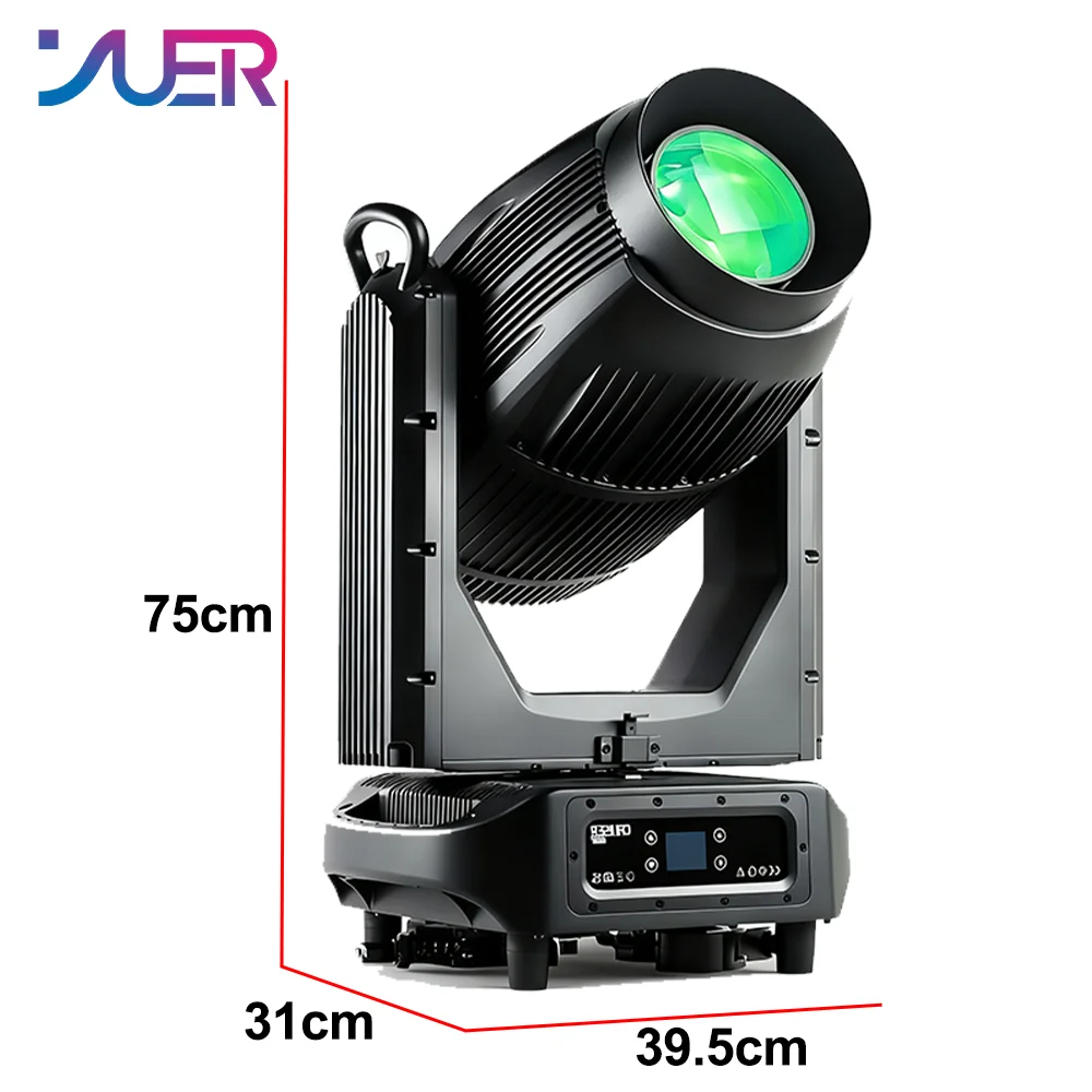 防水800W LEDズームプロファイルムービングヘッドライト、CMY CTO、16ゴボ、アトマイゼーションレインボー搭載、DJ、ディスコ、バー、ステージ照明効果用