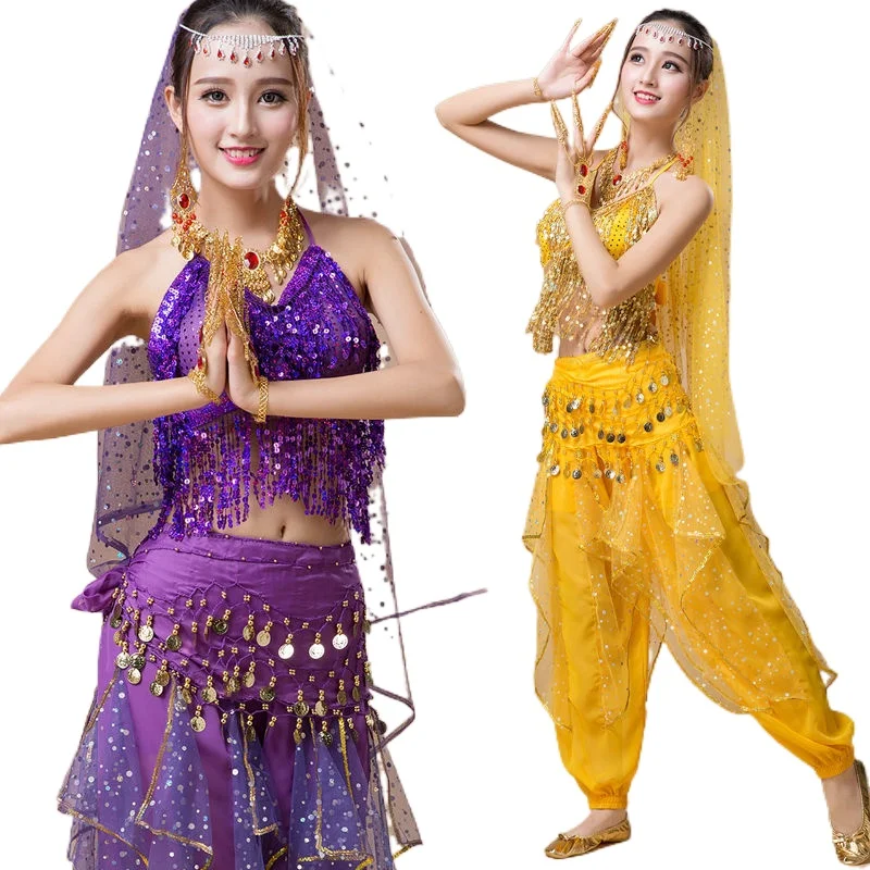 

New belly dance performance costume belly dance performance suit Indian Dance Costume practice dress