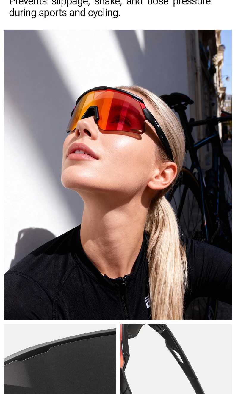 PUTON UV400 Fahrradbrille, Fahrrad-Schutzbrille, Outdoor-Sport-Fahrradsonnenbrille, MTB-Bergbrille, Herren-Laufbrille, Gafas Ciclismo – Detail 6