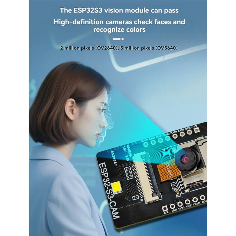 

B29C-ESP32-S3 Модуль камеры ESP32 CAM Wi-Fi Bluetooth Макетная плата с модулем 2MP OV2640