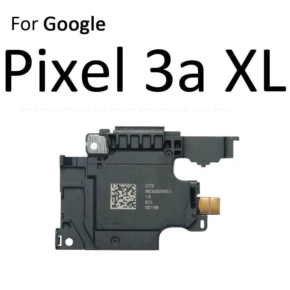 Haut-parleur à fond arrière avec câble flexible, sonnette, pour Google Pixel 2 3 3a 4 XL 5 3XL 3aXL 4XL 5a 5G 6 7 Pro