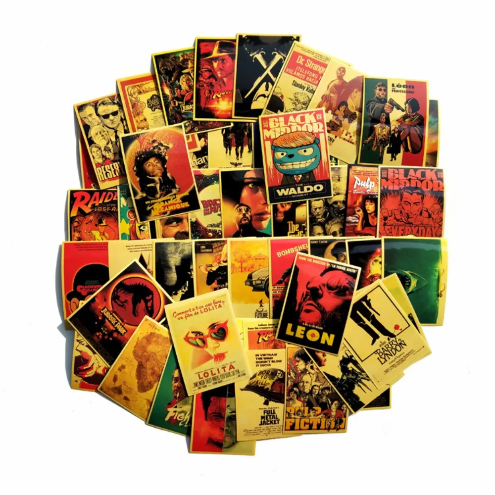 10/54 Uds. Película clásica enfermos equipaje portátil arte pintura Kill Bill Pulp Fiction cartel DIY pegatinas monopatín