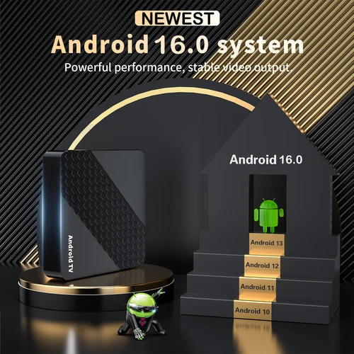 Imagen 2 del producto Smart TV Box X10 8GB 128GB Android 16 reproductor multimedia de transmisión RK3518 8K Ram 4GB 8GB Rom 64GB 128GB Wifi6 decodificador muy rápido