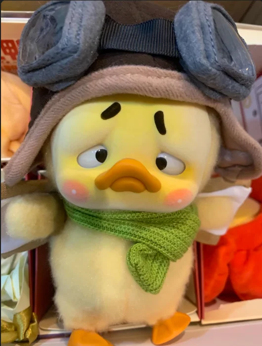 17cm Upsetduck V1 V2 Being Coquettish Is Lucky Working Is So Annoying Series Blind Box Plush Doll Desktop Ornament Kid'S Gift