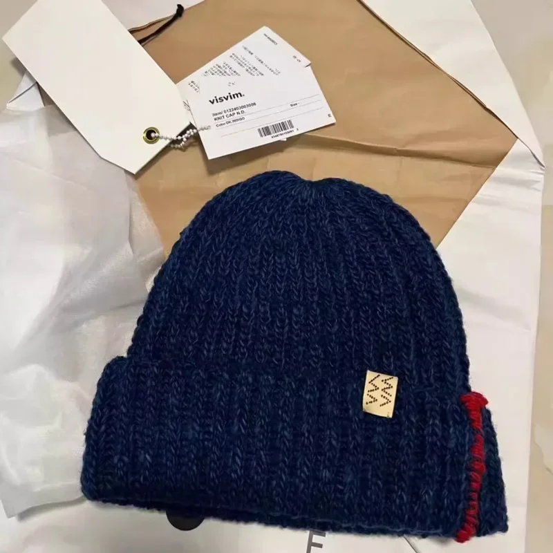 VISVIM WMV 20AW KNIT CAP N.D. Bloodworm-dyed knitted wool cold cap