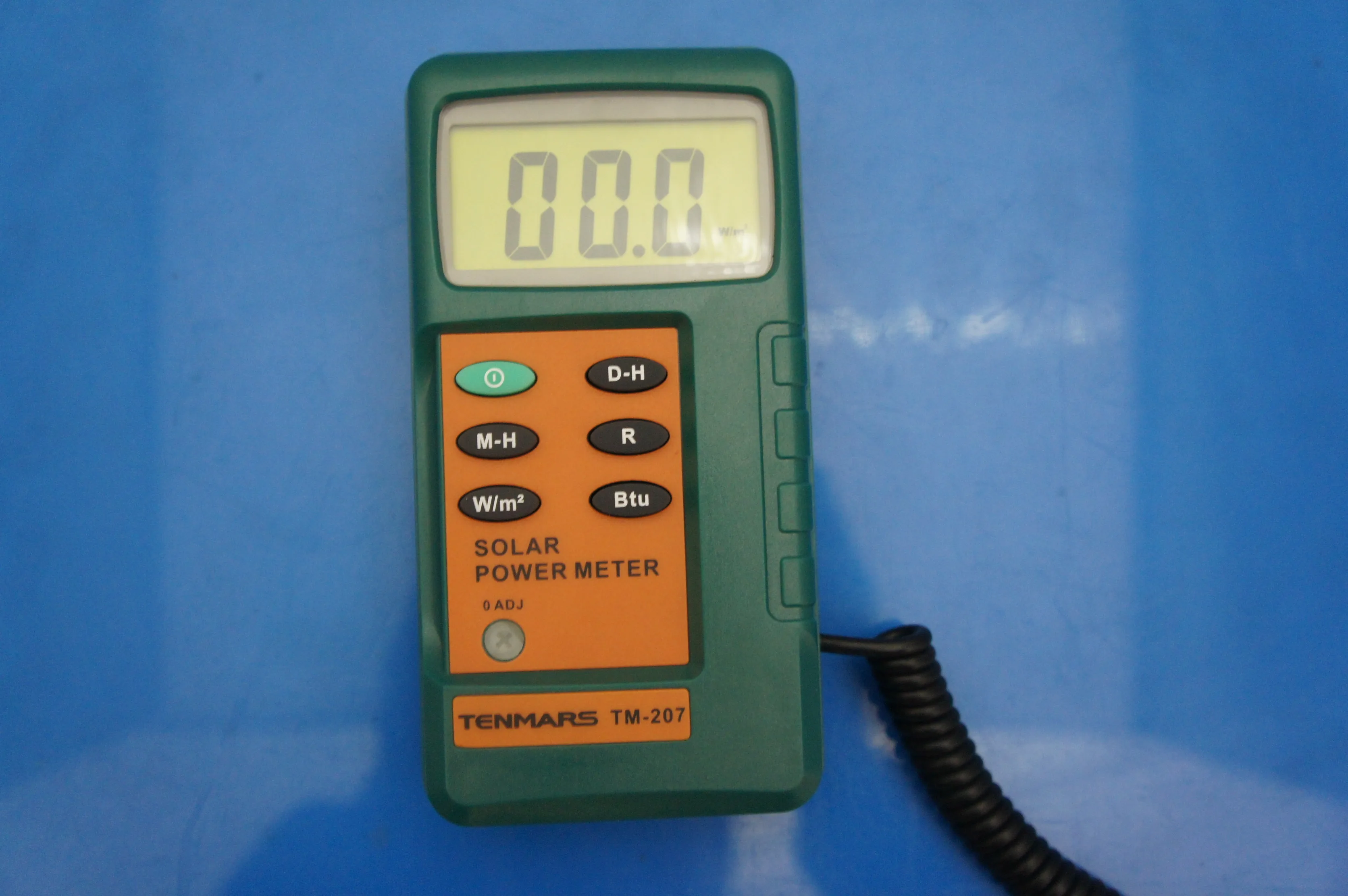 Tenmars TM-207 BTU Solar Power Meter Radiation Energy Tester RM Sensor for Solar Panel Testing and Light Measurement