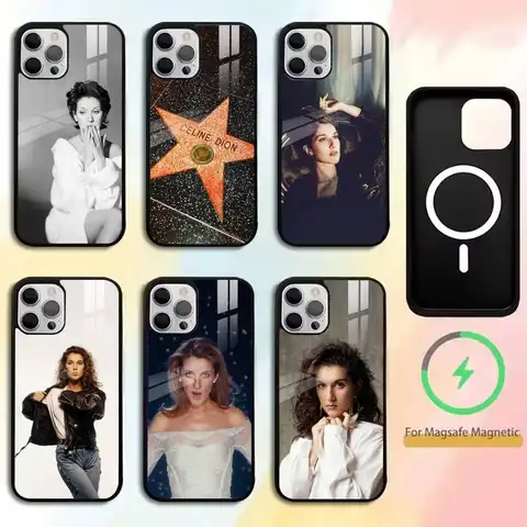 C-C-Celine D-Dion-Canada-Singer Phone Case For IPhone17,16,15,14,13,12,11 Plus,Pro Supports Magnetic Wireless Charging