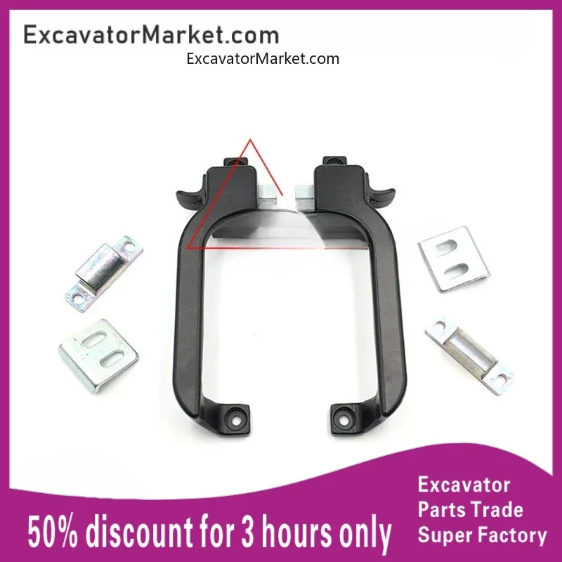 Excavator Spare sunward SWE swe50 60 70 90 Cab Front Glass Lock Front Window Armrest Lock Excavator Accessories