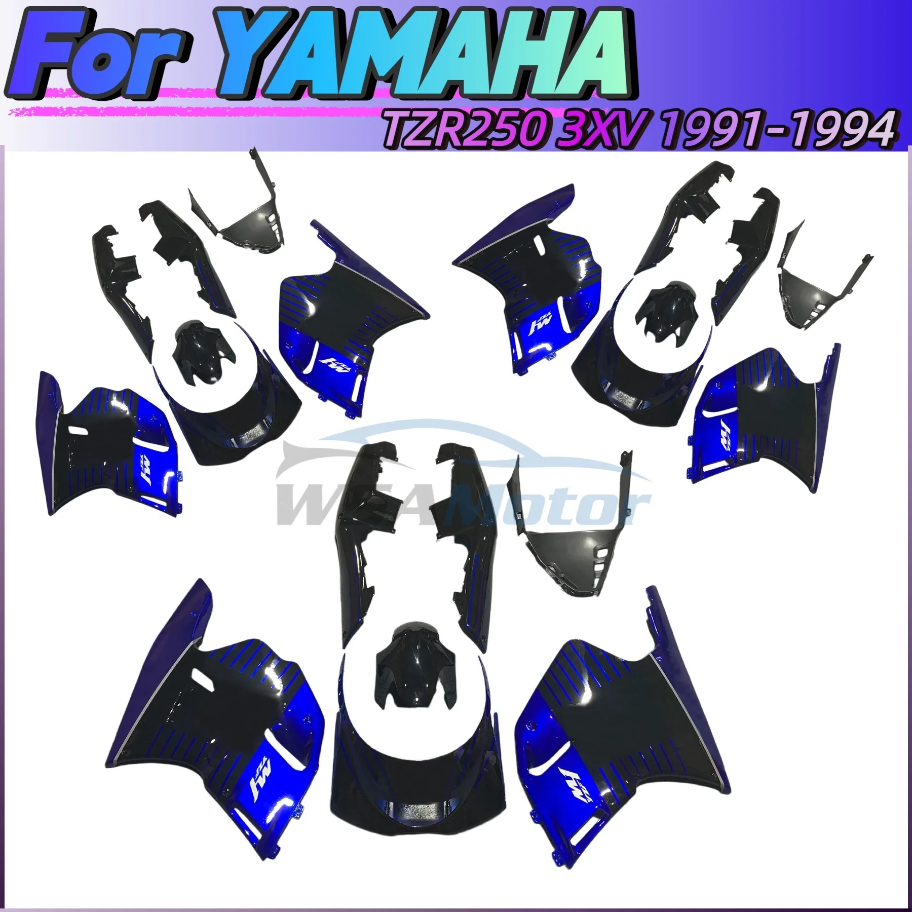 

Fit For YAMAHA TZR250 3XV 1991 - 1994 Front Upper Fairing Headlight Cowl Nose TZR 250 1992 1993
