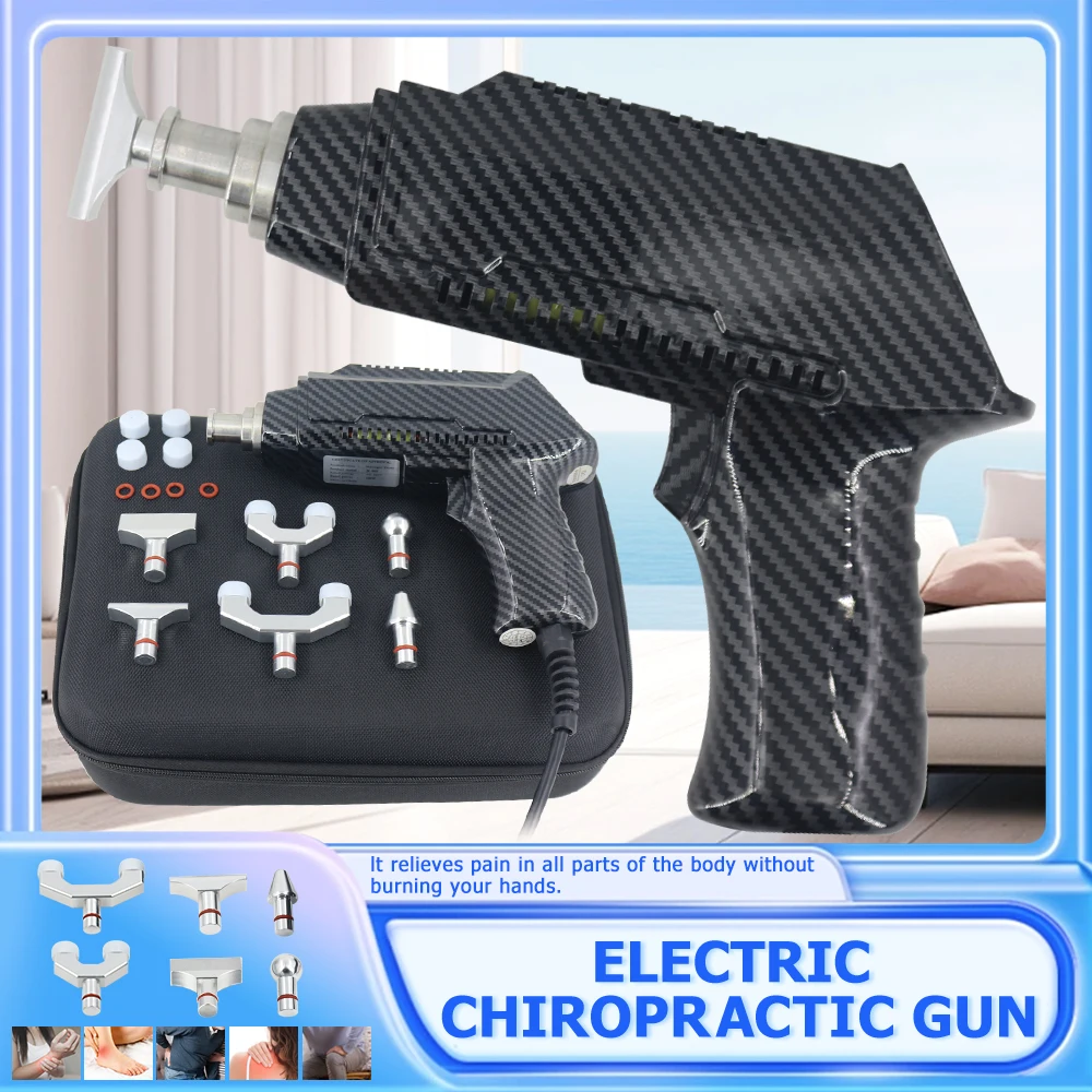 

2024 New Electric Correction Gun Back Chiropractic Massage Adjusting Massager 1500N Intensity Relief Cervical Spine Syndrome