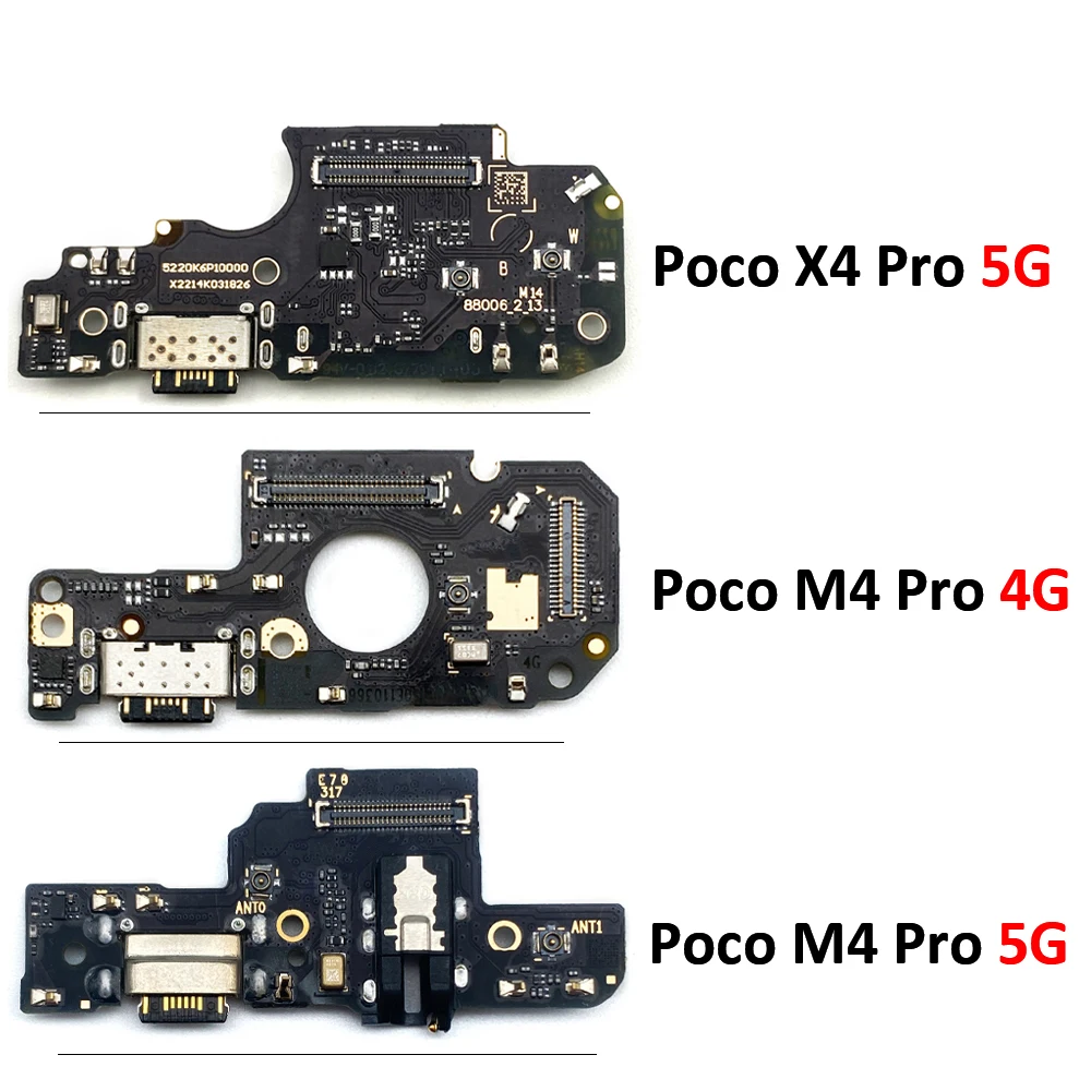 NEW USB Charging Port Charger Board Flex Cable For Xiaomi Poco F2 M3 X3 Pro F3 Dock Plug Connector With Microphone fast charging