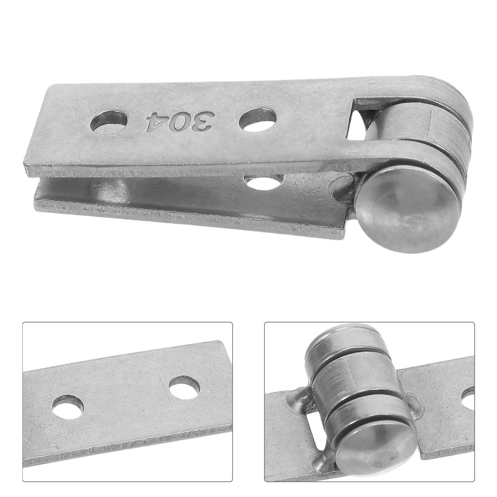 

2 шт. складные бесшумные петли для окон из нержавеющей стали безрамного типа, с четырьмя отверстиями, сверхмощные, многофункциональные, для замены оконной фурнитуры