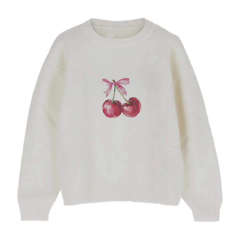 

Cute Pattern Prints Hoodie Women Basics Sweatshirt Fashion Warm Pullover 2025 Hoodie Autumn And Winter Casual Crew Neck Sweater