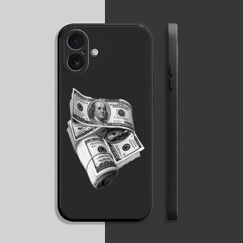 

US dollars money Phone Case for iPhone17Pro Max/17Pro/17/16/15/14/13/12/11/Pro/Plus Fashion Friend Gift Aesthetic Phone Case