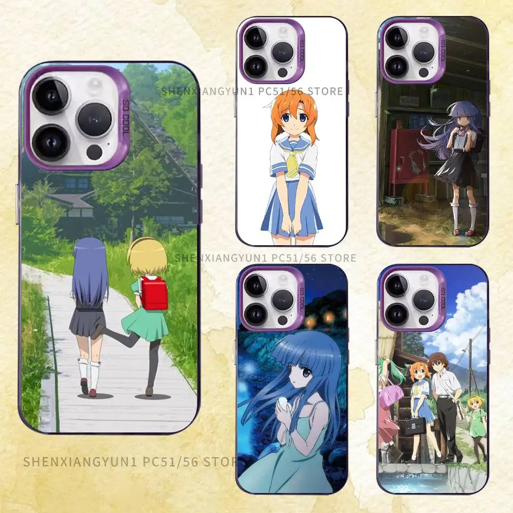 

H-Higurashii When They Cry Phone Case For iPhone 17 16e 16 15 14 13 12 Pro Max X XR XS MAX Back Cover