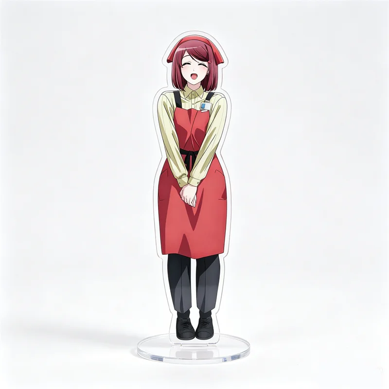 Smoking Behind The Supermarket with You Sasaki Yamada Anime Acrylic Cartoon Figure Display Stand Model Plate Keychain Jewelry view 4