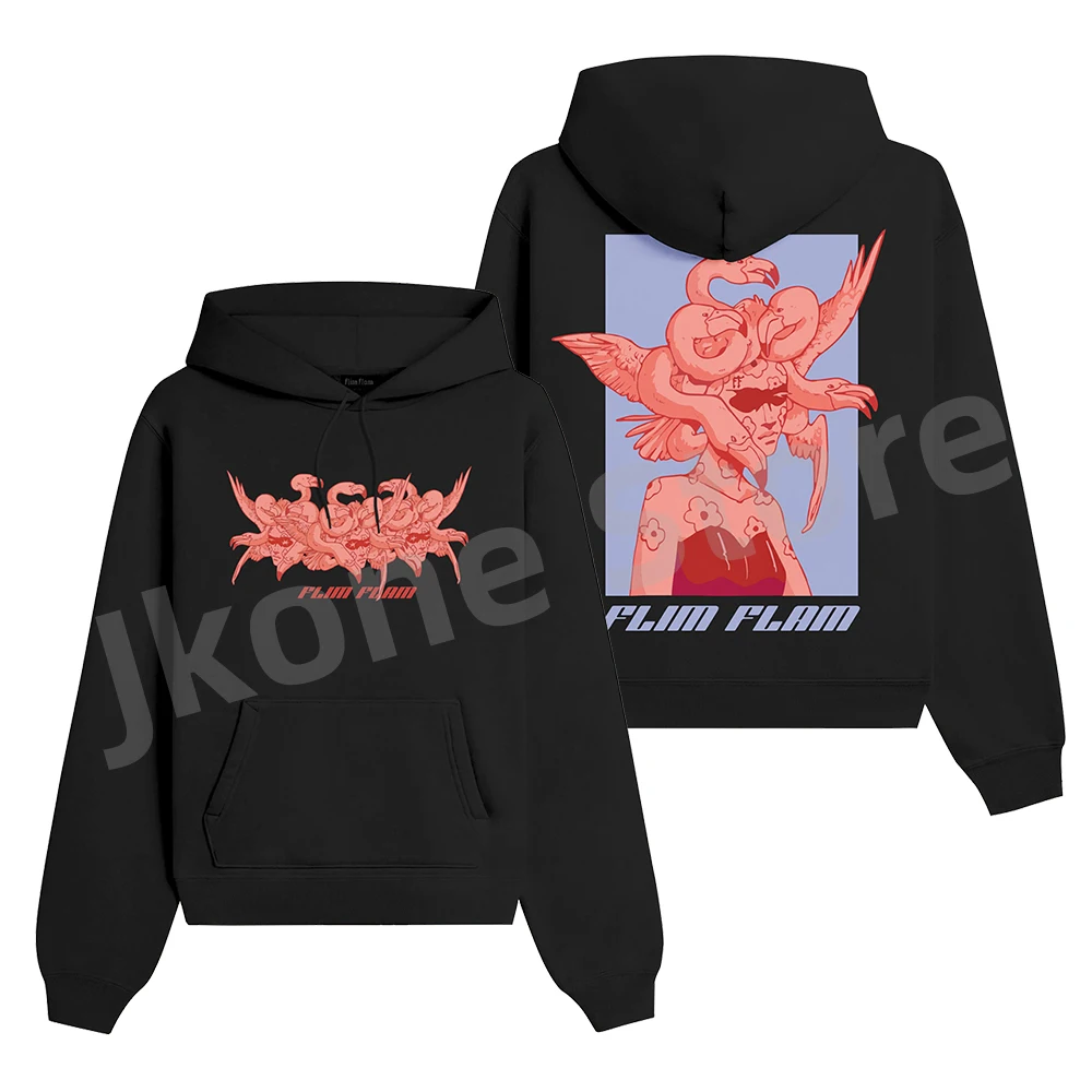 

Flim Flam FF Medusa Youth Hoodies Flamingo Merch Print Unisex Fashion Funny Casual Streetwear