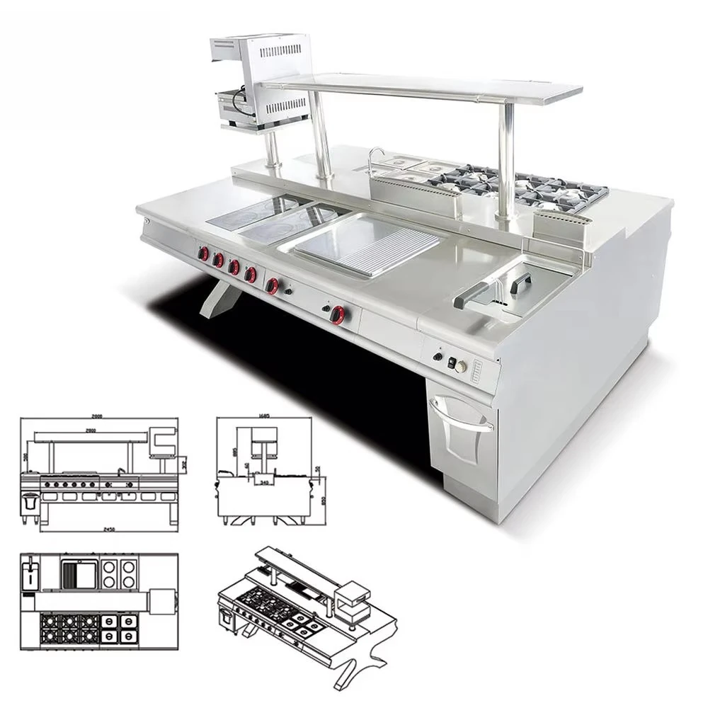 Grace Brand Commercial Kitchen Equipment Full Set Cooking Solutions for Hotel Restaurant & Catering Use