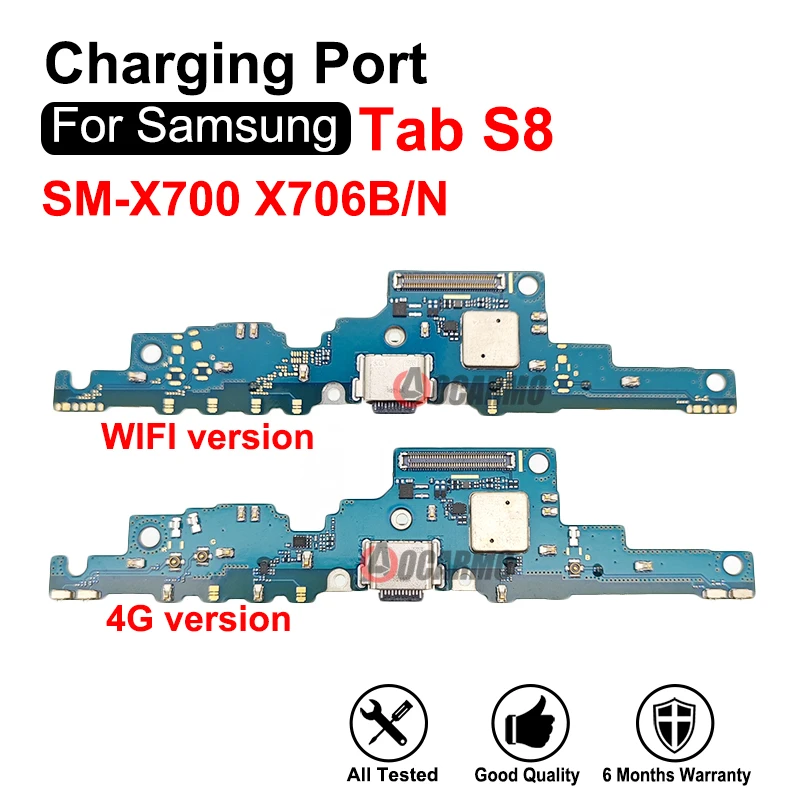 

For Samsung Galaxy Tab S8 SM-X706B/N x700 X706 Charging Port Charger Dock Flex Cable Replacement Part