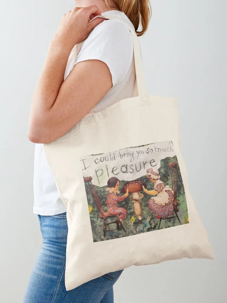 

PLEASURE Tote Bag Women's bag shopping cart bags tote bag men custom bags