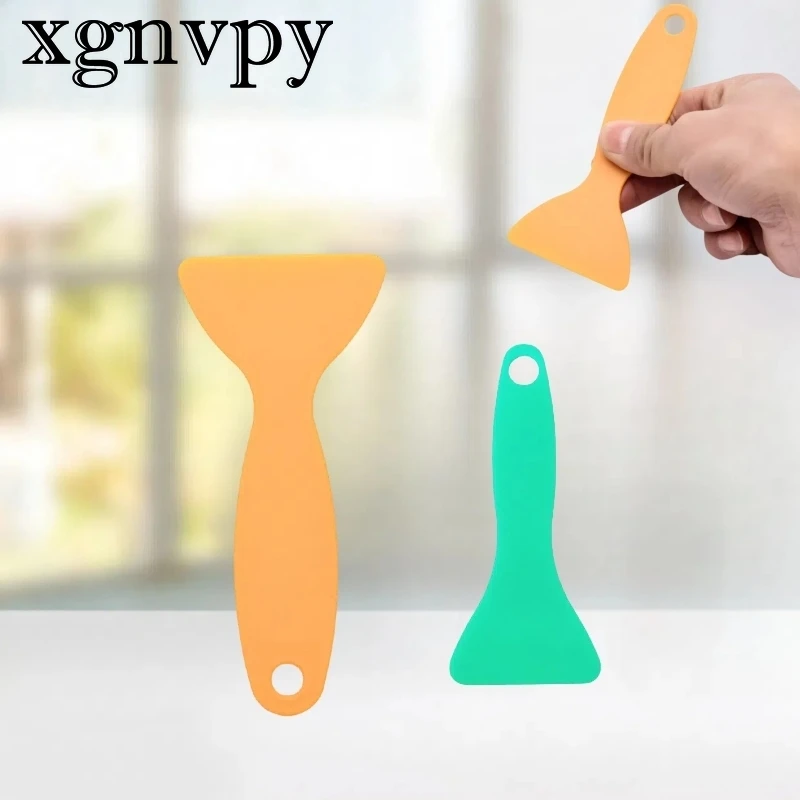 xgnvpy Car Window Film Yellow Small Scraper Glass Cleaning Tool Mobile Phone Screen Protector Application Safety Blade