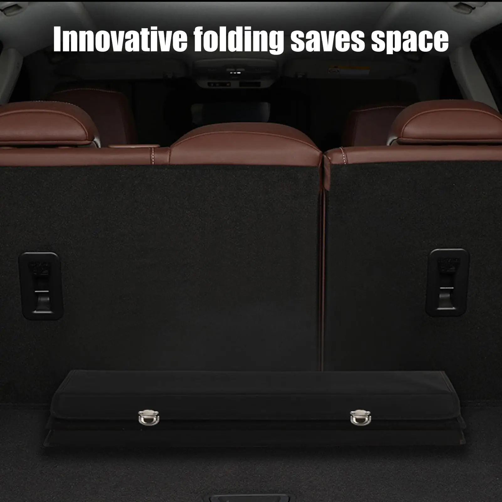 

Trunk Organizer Car Trunk Organizer For SUV Waterproof Leather Cargo Container Folding Vehicle Accessories For SUV Truck Auto
