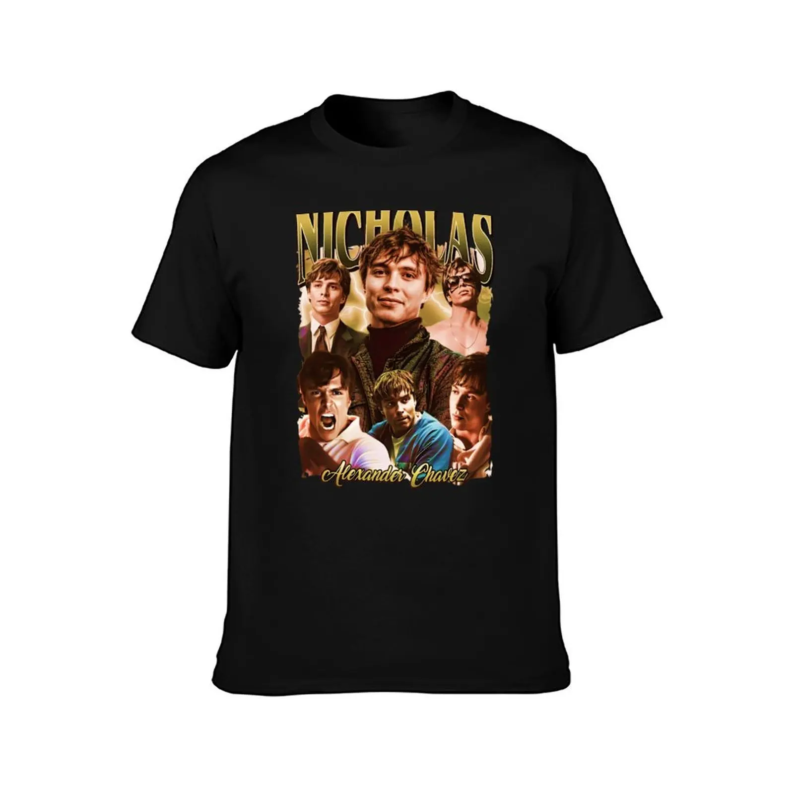 Vintage Moment Nicholas Chavez T-Shirt Casual Minimalist Short Sleeve Top