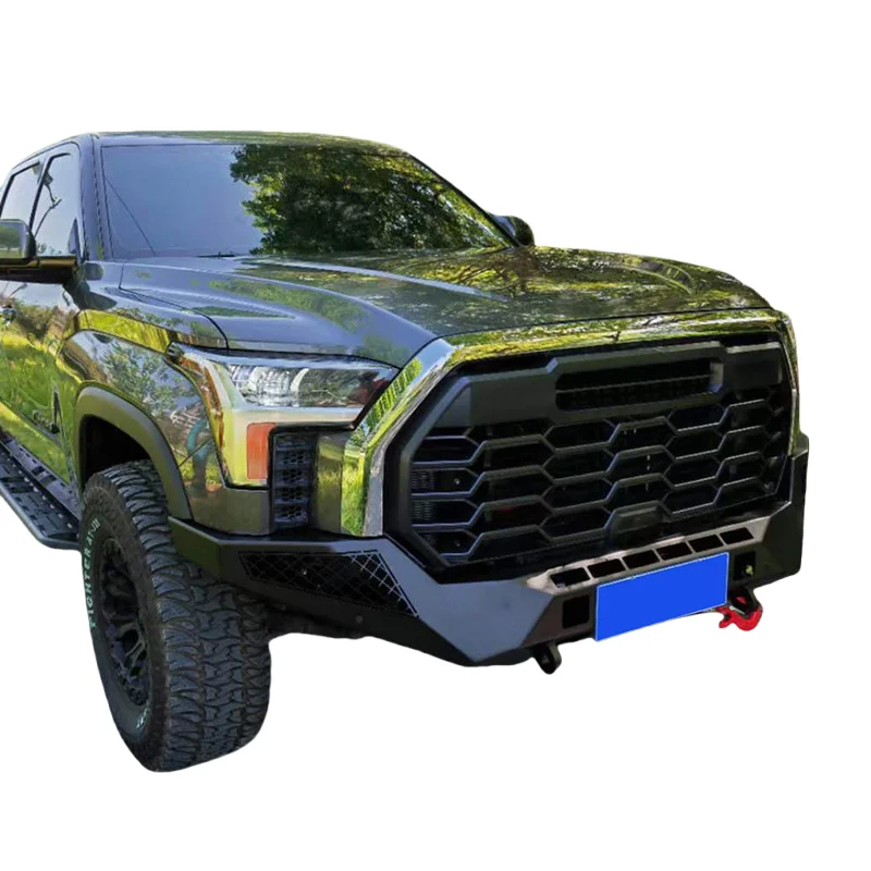 

TOP New Wholesale 4x4 Bull Bar Replacement Steel Black Front Bumper with Fog Light Cut-Outs for for Tundra for TUNDRA 2022+