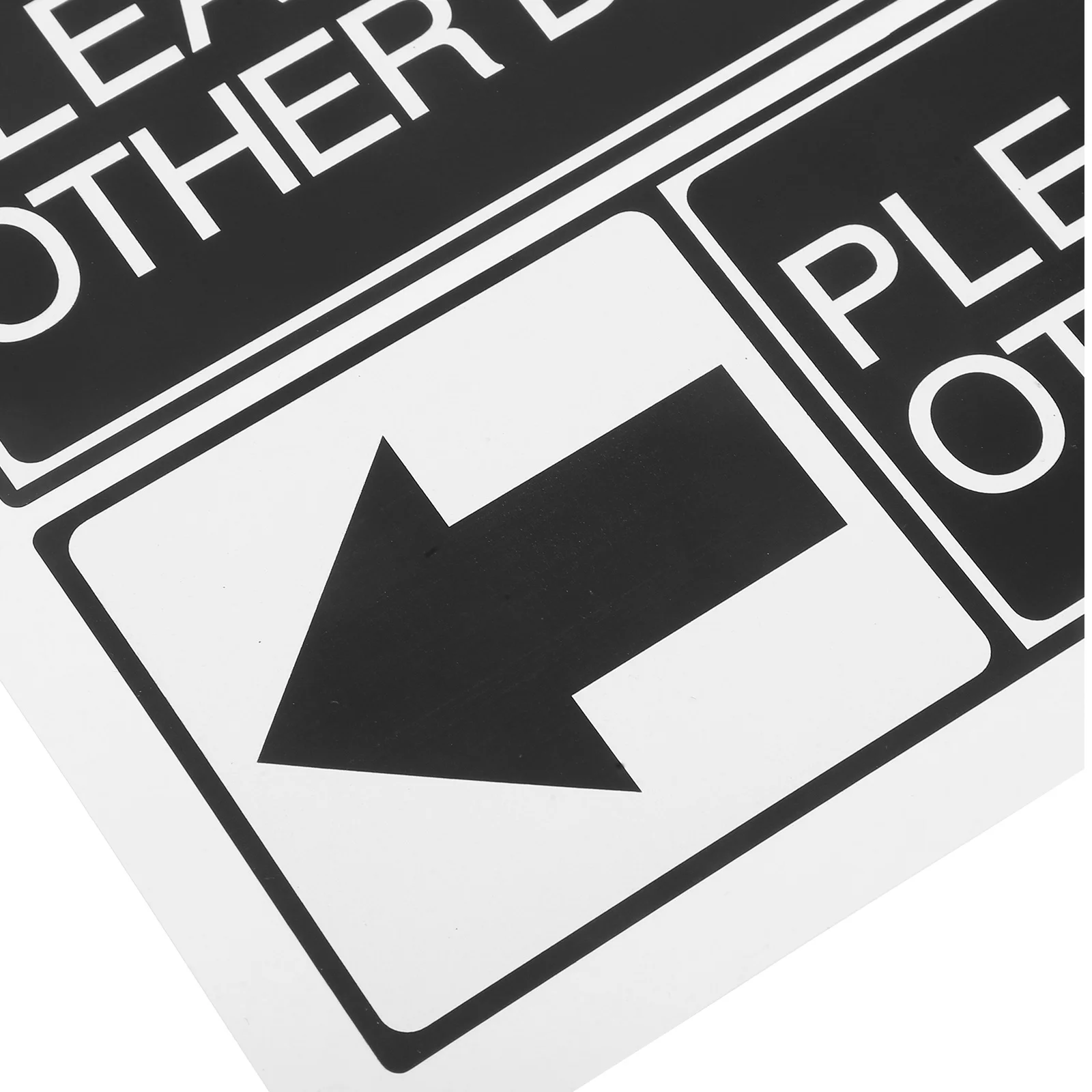 6 قطعة مؤشر اتجاه الفتح ملصق ذاتي اللصق مقاوم للماء بولي كلوريد الفينيل ملصق مائي لمكتب مدرسة مستشفى مدخل الأعمال السهم #2