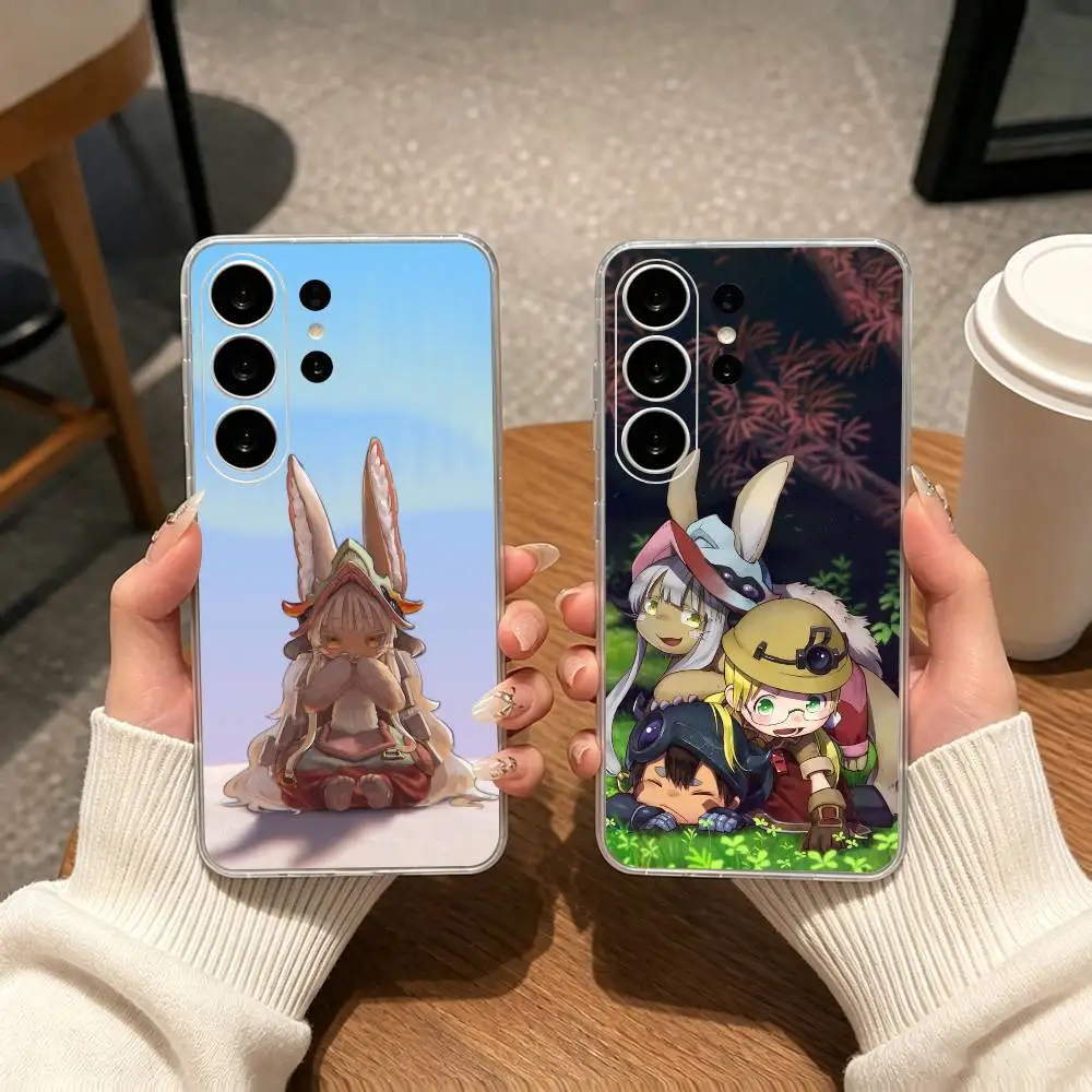 Made in Abyss gift Phone Case For Samsung S25,S24,S21,S22,S23,S30,Ultra,S20,Plus,Fe Transparent Cover