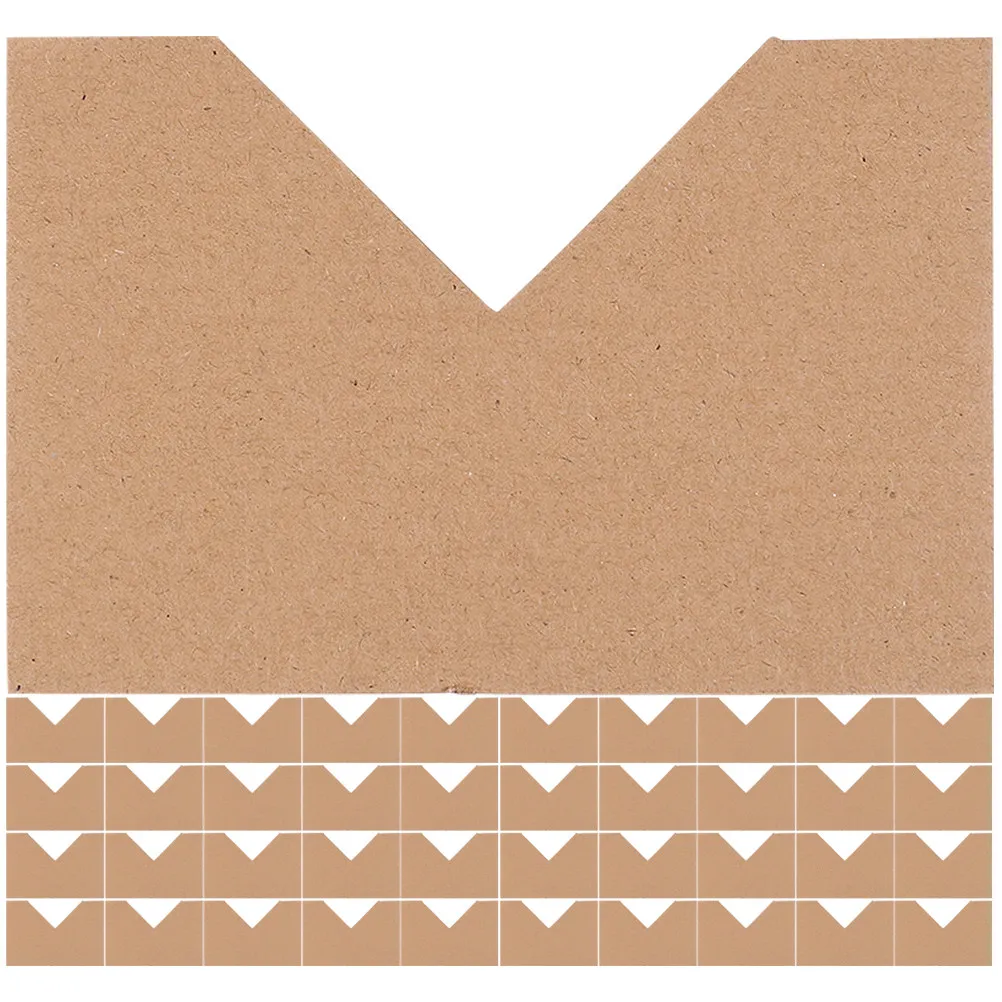 120Pcs Picture Frame Corner Protectors Kraft Paper Heavy Duty Corner Guards for Artwork Painting Photo Frame Protection during