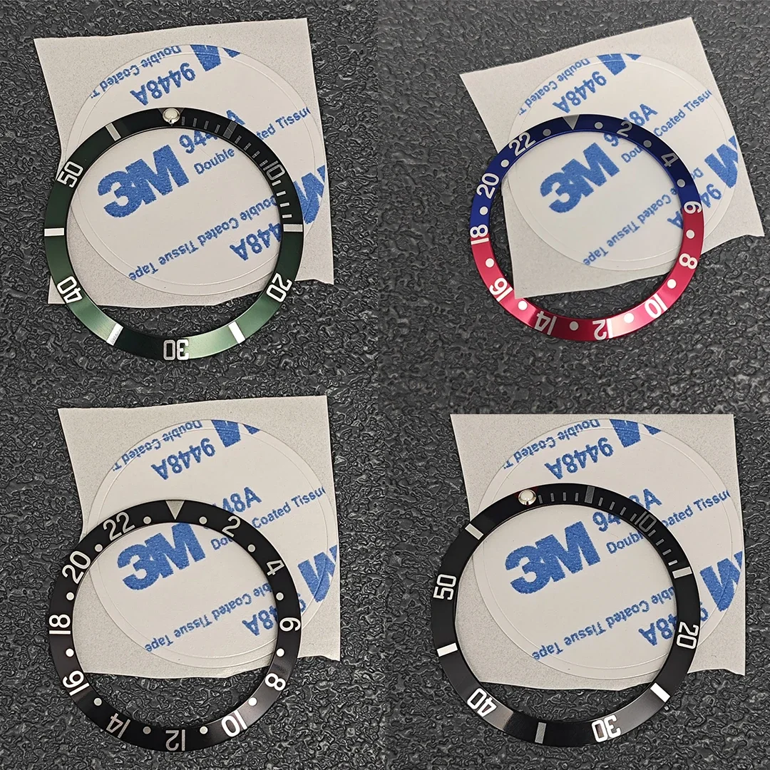 

Алюминиевые вставки для часов 37,5 мм с наклейкой, вставки для часов 30,7–37,5 мм, запасные части для часов