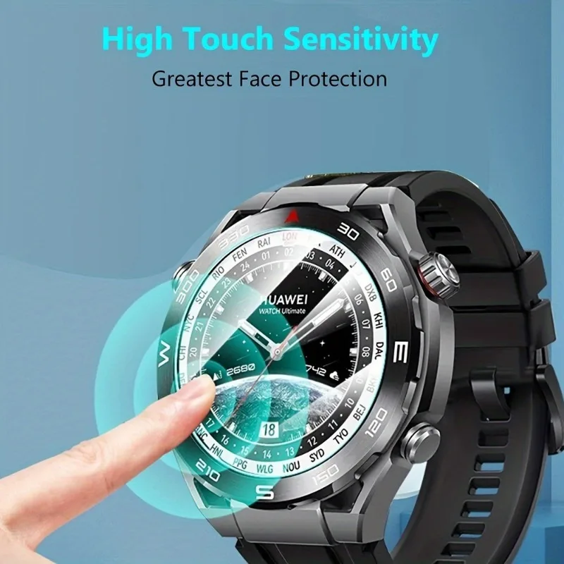 4 قطعة الزجاج المقسى لساعة سامسونج جالاكسي 7 6 5 برو 4 40/44/42/46/47 مللي متر ساعة 7 الترا فيلم أداة سهلة التركيب واقيات الشاشة #3