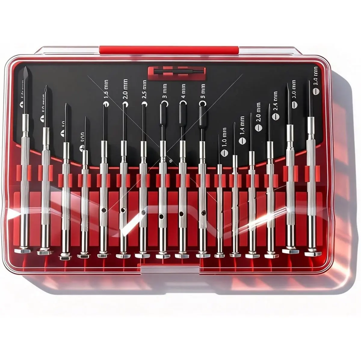 A1913P ~16PCS Mini -Screwdriver Set, Mini Screwdriver Set with 16 Size Kit,Small Screwdriver Sets for Jewelry,Computer