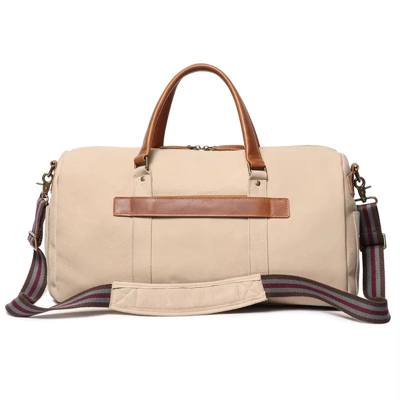 Retro Travel Bag Men's Large-capacity Portable Duffel Bag Short-distance Leisure Fitness Shoulder Messenger Bag