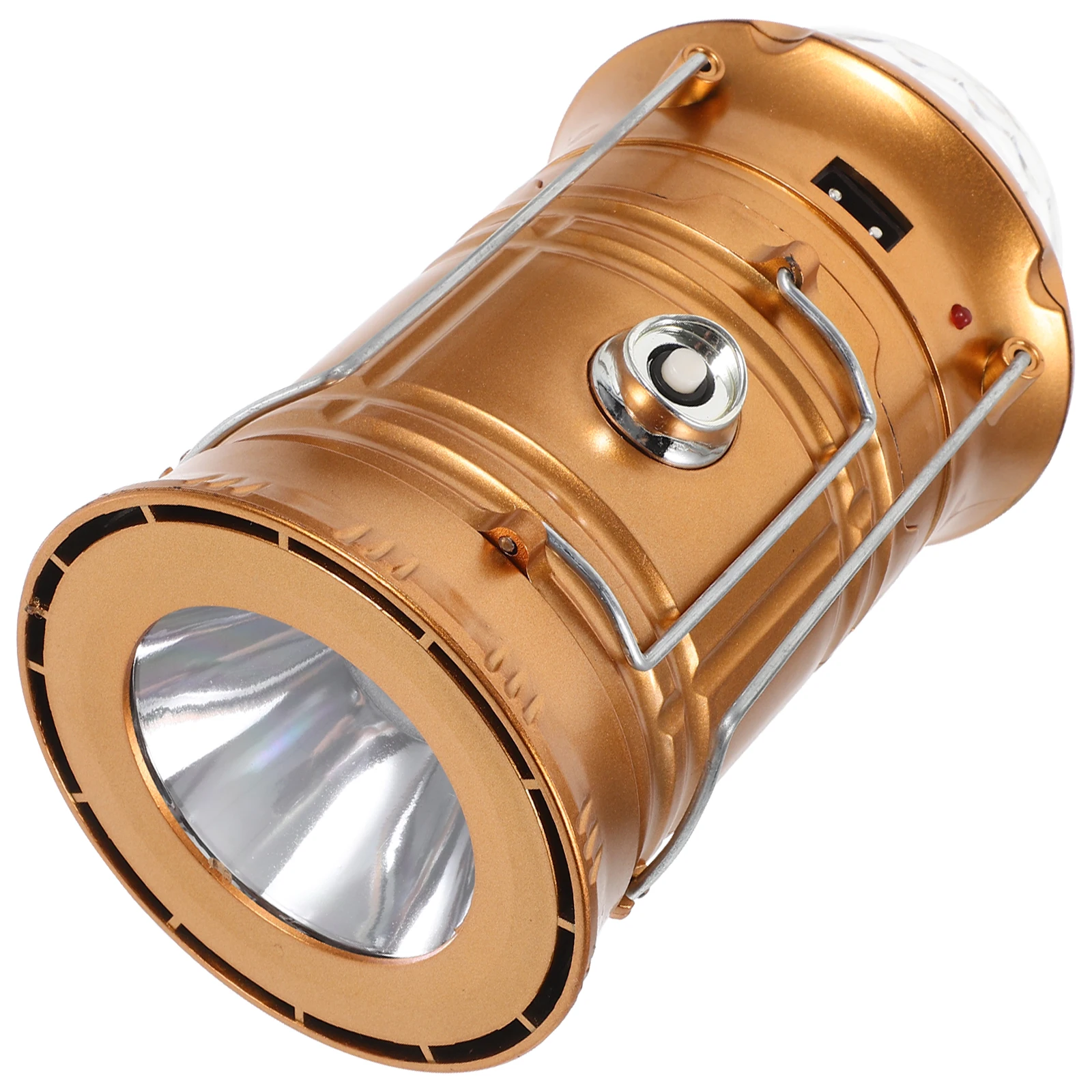 

1Pcs LED Rechargeable Tent Lamp Portable Camping Light Outdoor Emergency Multifunction Hand Power Light Rotatable Handle