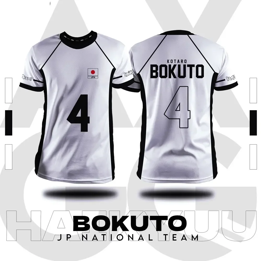 

Haikyuu Fukurdani мультфильм аниме косплей мужская летняя рубашка с коротким рукавом Детская Футболка Топ 2024 женская большая футболка