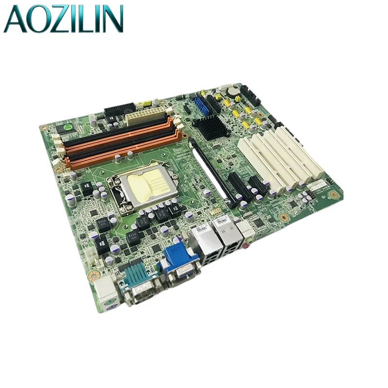 AOZILIN ATX Industrial Motherboard, LGA1155 Q67, Dual GbE LAN, VGA+DVI, 4×DDR3, 6×SATA III