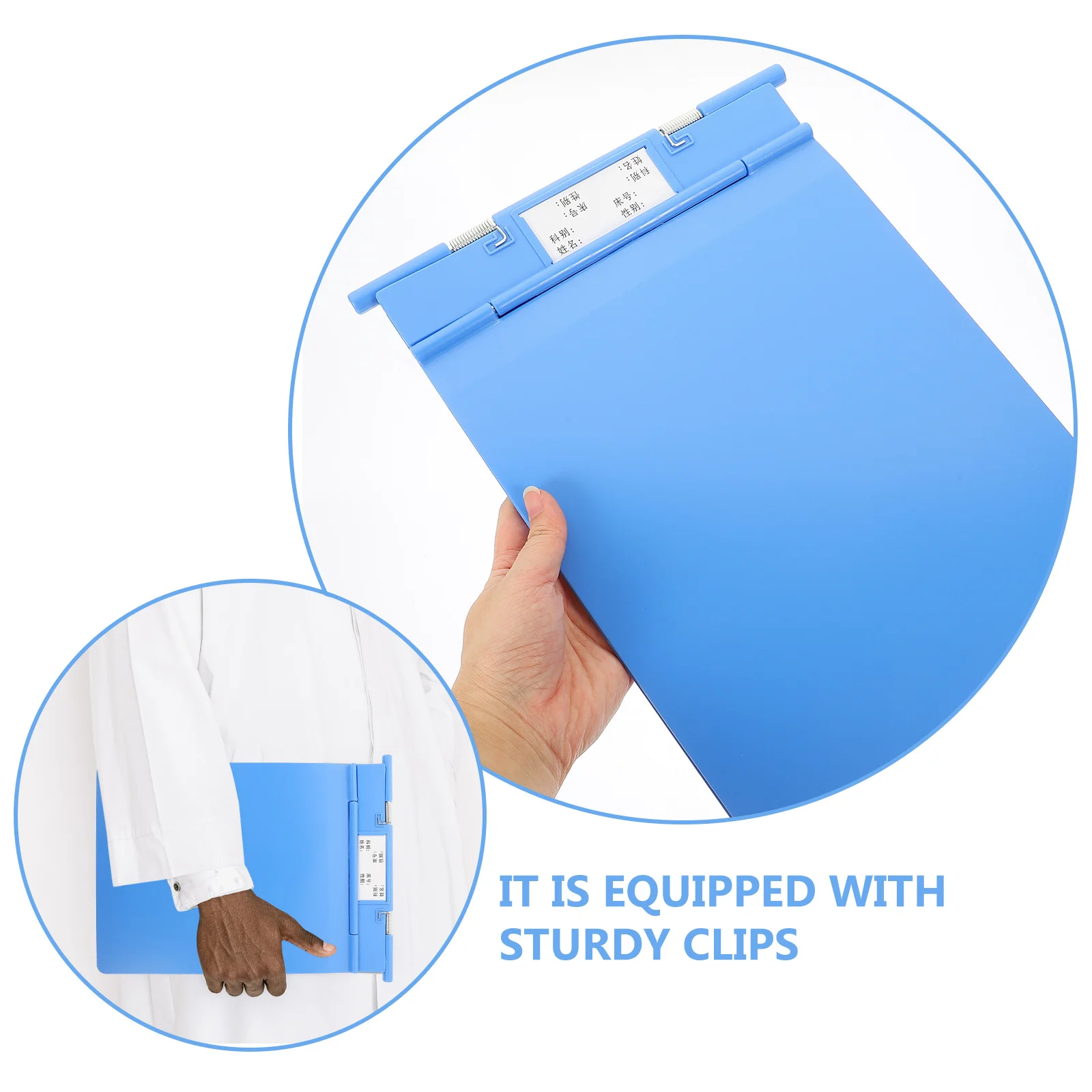 

Nurse Clipboard Medical Writing Board Plastic Lightweight Clip Board for Clinic Hospital Use Digital Writing Pad