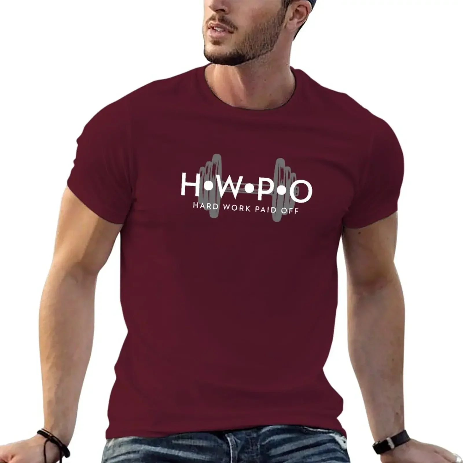 SUMMER 2024 HWPO - HARD WORK PAY SOFF T-Shirt anime clothes new edition mens graphic t-shirts funny men clothing oversized tees